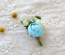 Load image into Gallery viewer, Flower Bride Boutonniere Wedding Bouquet