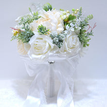 Load image into Gallery viewer, Blue Flowers Bouquet Wedding Bouquet