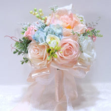Load image into Gallery viewer, Blue Flowers Bouquet Wedding Bouquet