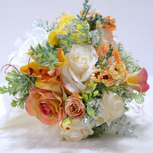 Load image into Gallery viewer, Blue Flowers Bouquet Wedding Bouquet