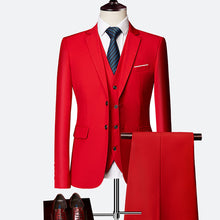 Load image into Gallery viewer, Wonderful Groom Male Wedding Prom Suit